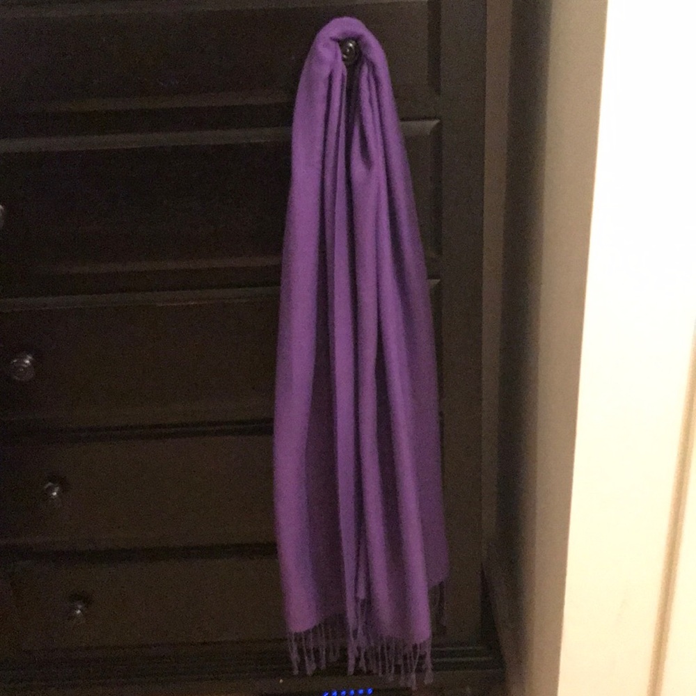 Purple scarf